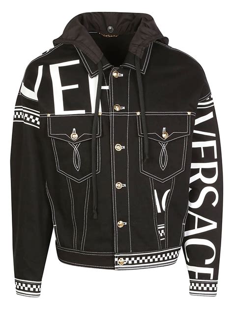 versace jacket yupoo|Versace denim jacket.